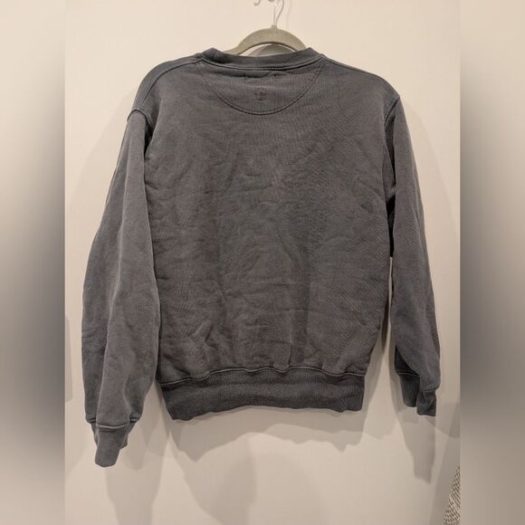 Anine Bing Charcoal Los Angeles Crewneck Ramona Sweatshirt Washed Black Size XS - Picture 5 of 6